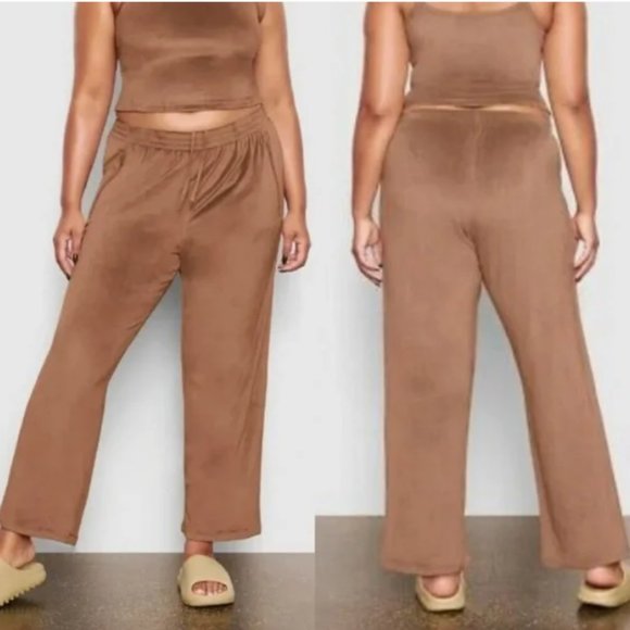 SKIMS: Pantalon de pyjama rose | SSENSE France